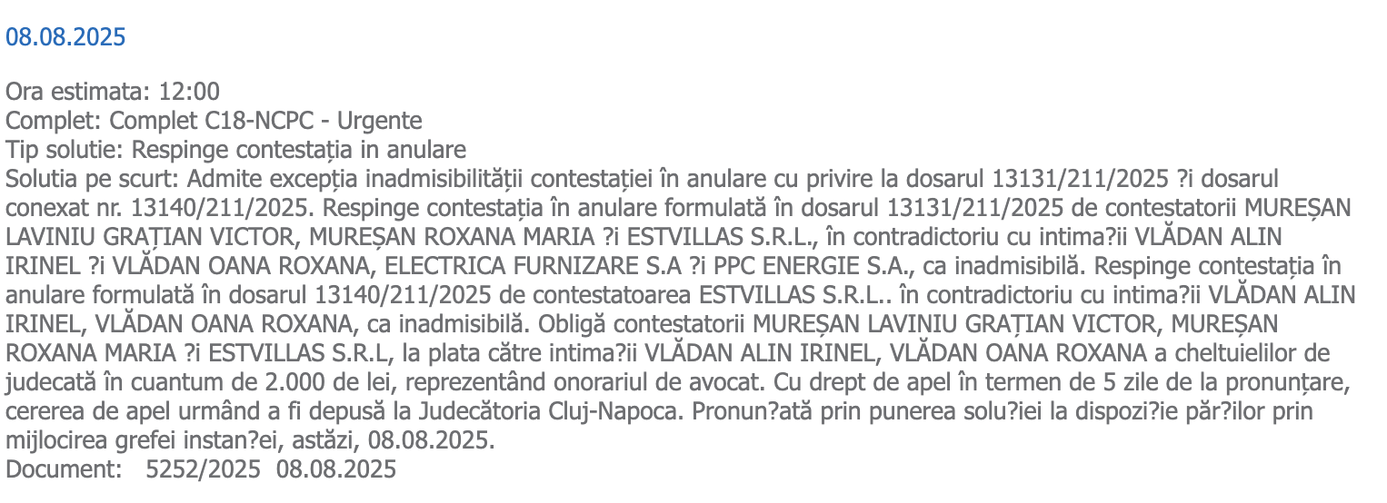 Au pierdut si contestatia aceea, um era si de asteptat